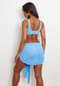 MODA MINX Sarong Scrunch Short Ruffle mit seitlicher Bindung Bild 2