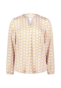 CARTOON - Casual-Bluse mit Muster - Blue/Apricot