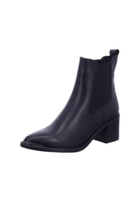 Tamaris - Chelsea Boots, Blockabsatz, für Damen - 003  BLACK LEATHER