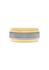 FOSSIL KNOX - Herren Ring, Edelstahl - BICOLOR
