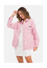 CIPO & BAXX® - Jeansjacke Mit praktischen Brusttaschen, WJ212 - BEIGE