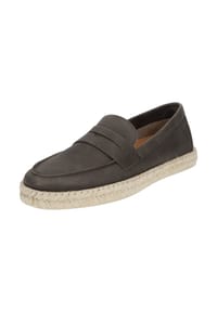 GEOX - Leder Slipper - Dunkelbraun