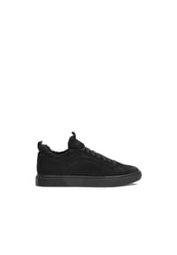 Kazar - Schwarze Turnschuhe aus Nubuk und Stoff - Schwarz