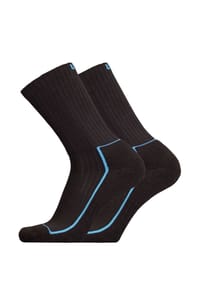 UphillSport® - Wander-Socken 'SAANA' 2er Pack mit speziell geformter Ferse - Black