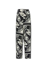 s.Oliver BLACK LABEL - Stoffhose, Gummibund, für Damen - 99A1  GREY/BLACK