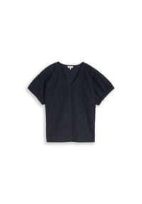 TOM TAILOR - Sweatshirt, V-Ausschnitt, für Damen - 10668 SKY CAP BLUE