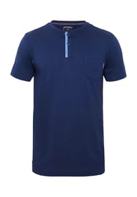 JOCKEY® - Night & Day Schlafanzug-Oberteil, Henley-Ausschnitt, für Herren - 364 SINCERELY TEAL