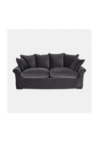 LOBERON - Sofa Long Beach schwarz - schwarz