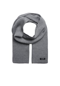 JACK & JONES - Schal DNA Strickschal - grau