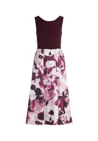 Vera Mont - Cocktailkleid mit ausgestelltem Rock - Patch Purple/Purple