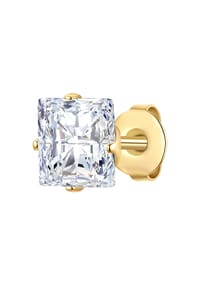 TRUE REBELS - Herren Ohrringe aus Edelstahl in gelbgold Zirkonia - gelbgold