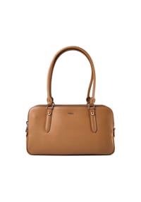 FURLA Giulia - Giulia Schultertasche Leder 35 cm - deep green