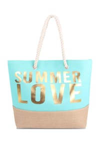 normani® - Bequeme Sommer-Umhängetasche, Strandtasche - Amazing Summer Blue