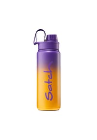 Satch - Trinkflasche "Black Graffiti" - ORANGE/ PURPLE