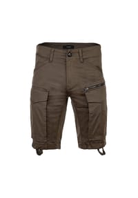 G-STAR RAW - Herren Cargoshorts - Rovic Zip Regular Short, kurz, Premium Mico Stretch, einfarbig - Dunkelblau
