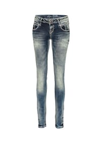 CIPO & BAXX® Jeans mit niedriger Taille in Straight Fit Bild 1