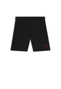 HUGO - Sweatshorts, Gummibund, für Herren - Schwarz