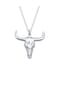 KUZZOÍ Halskette Stier Bulle Horn 925 Sterling Silber Bild 1