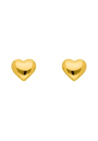 Adelia's - Damen Gold Schmuck 585 Gold Ohrringe  Ohrstecker - gold