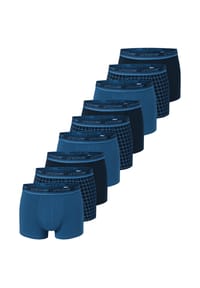 uncover by SCHIESSER - Retro Short / Pant 9er Pack Cotton - Blau
