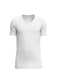 CALIDA - Herren T-Shirt, V-Neck Focus - weiss