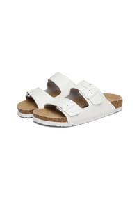EVERAU® - Damen Leder Sandalen Mallard - BLACK