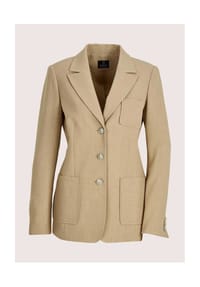 MADELEINE - Stilvoller Einreiher mit Reverskragen - beige