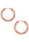 YOKOAMii Damen Ohrringe aus Metall-Legierung in Roségold Bild 3