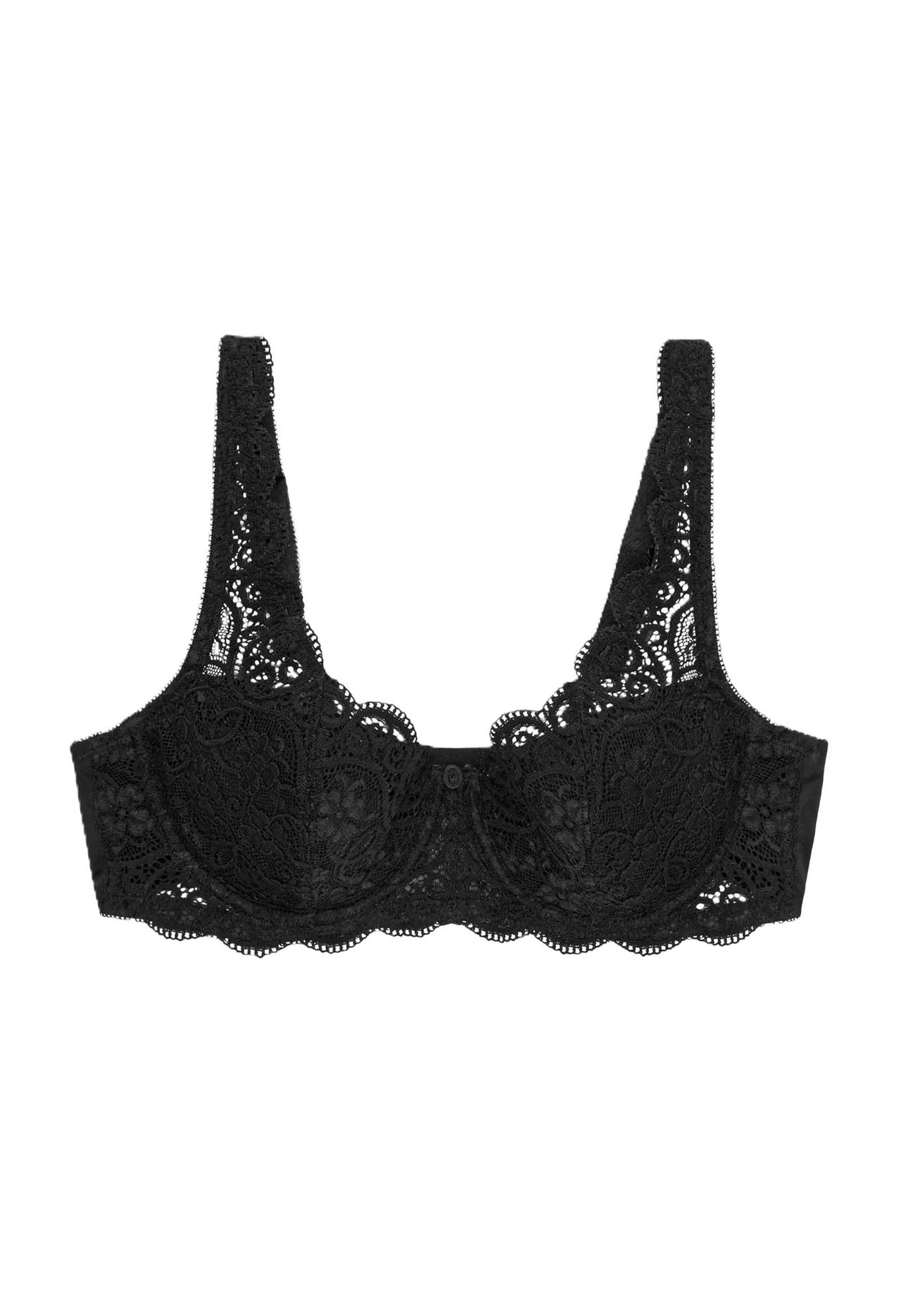 Triumph Damen Schwarz Bh Amourette Wired Bra With Lace D 85 - Bild 10