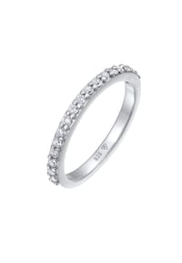 elli. DIAMONDS - Ring Laborgezüchteter Diamant Weiß (0.068 Ct) 925 Sterling Silber - Silber