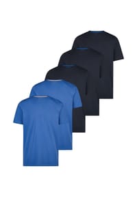 redmond - T-Shirt 5er Pack Basic - Beige