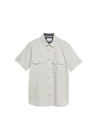 S.Oliver Red Label - Freizeithemd, Kurzarm, Kent, für Herren - 0200 WHITE
