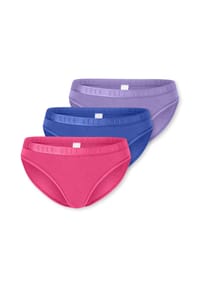 ELLE - Slip Bikini Brief - ELLE SUPER SOFT - Lilac, royal blue, hot pink