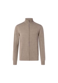 JOOP! - Herren Strickjacke - JK-06Davis, Zipper, Stehkragen, Feinstrick, Wolle, uni - 001 BLACK