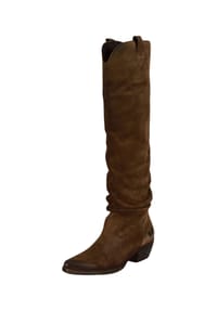 Felmini - Veloursleder Stiefel - Espresso