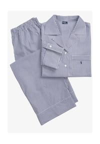 POLO RALPH LAUREN - Shirting Strips Schlafanzug, Reverskragen, Knopfleiste, für Damen - 930 SORTIERT 19