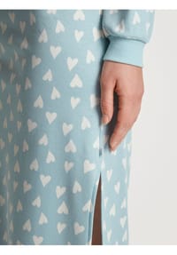 Sweet Dreams Chemise De Nuit, Longueur 95cm Bleu