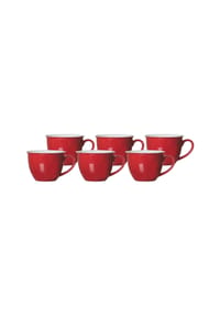 Ritzenhoff & Breker Jumbotassen Doppio 350 ml 6er Set - DOPPIO - anthrazit
