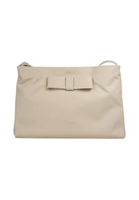 Samantha Look - Umhängetasche Echt Leder, Made In Italy - beige
