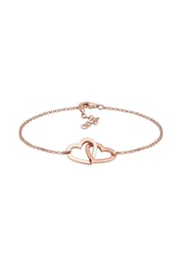elli. - Armband Herz Symbol Klassisch 925 Sterling Silber - Rosegold