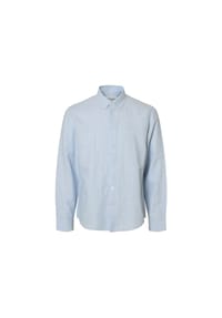 SELECTED - Freizeithemd Clay, Regular Fit, Langarm, Kent-Kragen, Herren - 185507001 DUS BLUE