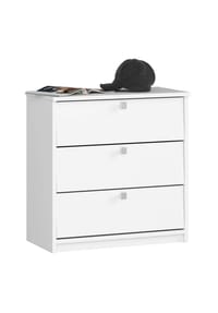 Akord - Schuhschrank MINI mit 3 Klapptüren - erle