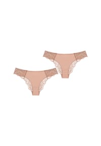 TRIUMPH - Brasilslip Wild Peony Florale Brazilian - PEBBLE GREY