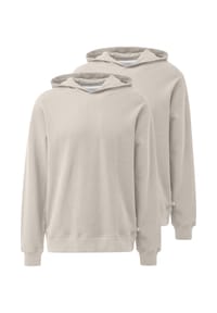 s.Oliver - Sweatshirt / Hoodie 2er Pack Basic - Braun