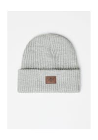 CHIEMSEE - Mütze mit Umschlagbund - 17-4402M Neutral Gray Melange