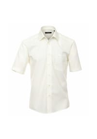 CASAMODA - Herren Businesshemd Kurzarm uni Comfort Fit - Champagner