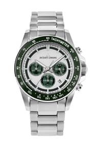 JACQUES LEMANS Liverpool - Herren Chronograph "1-2207" - hell Blau / schwarz