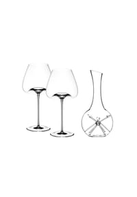 ZIEHER - Weingläser + Dekanter Vision Balanced + STAR mini 3er Set VISION - transparent
