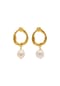 HAZE & GLORY Ohrringe Perlen Ohrstecker - La Pearl 925 Silber Bild 1