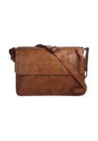 SPIKES & SPARROW® - Messenger Echt Leder - cognac